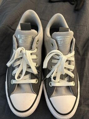 Converse All Star Sneakers in Light Gray and Dark Gray